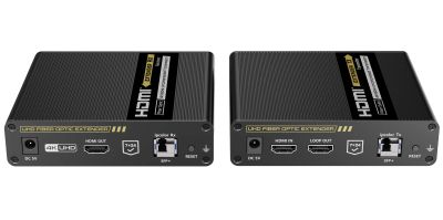 Optický HDMI extender 4K @ 60Hz 4:4:4 HDR, až 40km