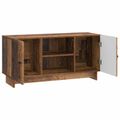 vidaXL TV skrinka 102 x 34,5 x 50 cm Staré drevo Kompozitné drevo