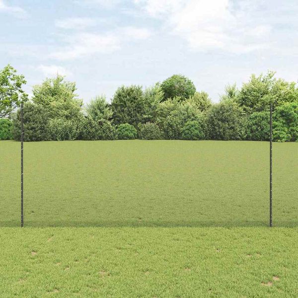 vidaXL Zváraný drôtový plot s podperou 25 x 1,5 m (Š x V)