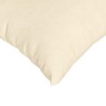 vidaXL Vankúše na pohovku 2 pcs Krémová 80 x 40 cm Kordúrová tkanina