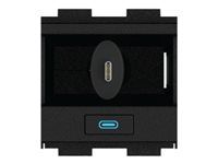 Systém na zatahovanie kábla - USB typu C - čierna - pre P/N: FT2-202-ELEC-PTL-B, FT2-500-ELEC-PTL-B
