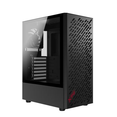 Adata XPG VALOR AIR/Midi Tower/Transpar./Čierna