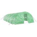 vidaXL Fóliovník s oceľovým rámom zelený 50 m² 10x5x2,3 m