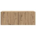 vidaXL Nástenná TV skrinka 78,5 x 31 x 30 cm Dub artisan