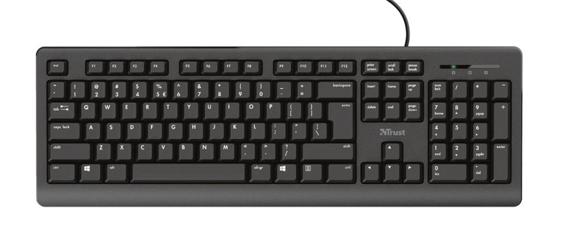 TRUST PRIMO/Drôtová USB/HU layout/Čierna