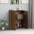 vidaXL Komoda hnedý dub 60x30x75 cm spracované drevo