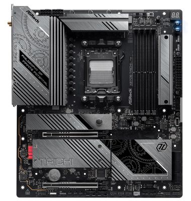 ASRock X870E Taichi Lite / AMD X870E / AM5 / 4x DDR5 DIMM / 4x M.2 / HDMI / USB-C / WiFi / EATX Základná doska, AMD X870E, AM5, 4× DDR5 DIMM (max. 256GB), 4× M.2, HDMI, 2× USB-C, Wi-Fi, E-ATX