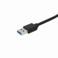 SBOX H-504, 4x USB 3.0 HUB, čierny