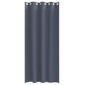 vidaXL Záclony na zatemnenie s krúžkami 2 ks Antracitová 260 x 140 cm