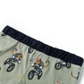 vidaXL Detské pyžamo s krátkymi rukávmi svetlé kaki 92