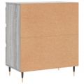 vidaXL Komoda sivý dub sonoma 60x35x70 cm spracované drevo