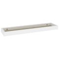 vidaXL Terasové nástenné police 2 ks dub a biele 60x15x4 cm MDF
