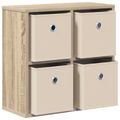 vidaXL Servírovacia skriňa Sonoma dub 49,5 x 22 x 47 cm