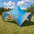 vidaXL Párty stan Modrá 400 x 400 x 320 cm Polyester a oceľ