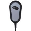 vidaXL Elektrické sklápacie kreslo vínovo-červené látkové