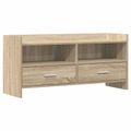 vidaXL TV skrinka 100 x 33 x 47 cm Dub sonoma Kompozitné drevo