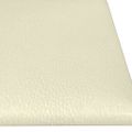 vidaXL Nástenné panely 12 ks krémové 60x15 cm umelá koža 1,08 m²