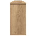 vidaXL Nástenné poličky v tvare kocky 100x15x30 cm kompozitné drevo