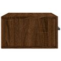 vidaXL Nástenné nočné stolíky 2 ks hnedý dub 35x35x20 cm