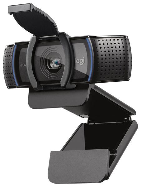 Logitech HD webkamera C920e/ 1920x1080/ USB/ čierna Webkamera, 1080p/30fps, autofocus, stereo mikrofón, USB 2.0, certifikácia Microsoft Teams a Zoom, čierna