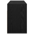 vidaXL Nízka skriňa so zásuvkou Čierny dub 102 x 32 x 48,5 cm