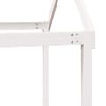 vidaXL Strecha na detskú posteľ biela 217x95,5x159 cm borovicový masív