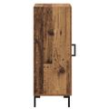 vidaXL Servírovacia skriňa Olden Staré drevo 34,5 x 34 x 90 cm