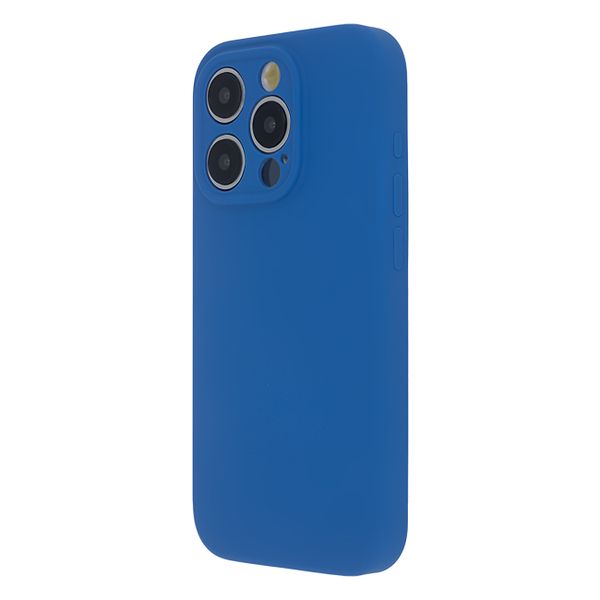 Mäkké dotykové magnetické puzdro pre iPhone 12 6,1" kobaltová