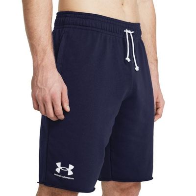 Šortky Rival Terry Short Blue - Under Armour, veľkosť XL, veľkosť oblečenia XL