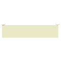 vidaXL Vankúš na lavičku SOEST 100% polyester Krémová 200 x 40 x 8 cm