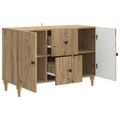 vidaXL TV skrinka Dub artisan 89 x 34,5 x 60 cm Kompozitné drevo