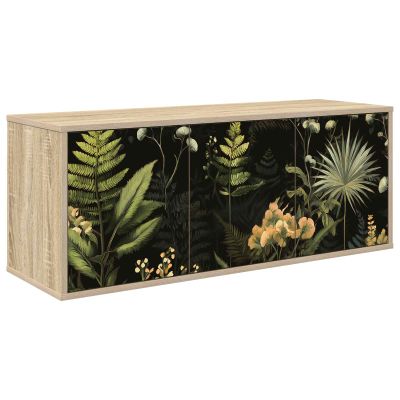 vidaXL Nástenný TV kabinet RHENEN 102 x 33 x 40 cm Dub sonoma