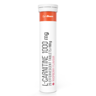 L-karnitín 1000 mg šumivý - GymBeam, 20 tab.