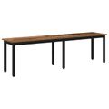 vidaXL lavička Staré drevo 160 x 35 x 45 cm Kompozitné drevo