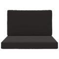 vidaXL Vankúš na vonkajšiu pohovku Polyester Čierna 80 x 80 cm