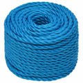 vidaXL Pracovné lano modré 10 mm 50 m polypropylén