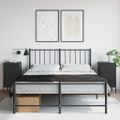 vidaXL Nočné stolíky 2 ks čierne 36x39x68 cm oceľ