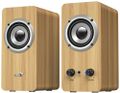 GENIUS repro SP-HF400 Pine Wood/ 2.0/ 10W/ drevené/ farba svetlé drevo Reproduktory, 2.0, 10W, 3,5mm jack, drevené, svetlé drevo