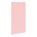 vidaXL Plisovaná roleta ružová 105x200 cm šírka látky 104,4 cm polyester