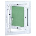 vidaXL Access Panel Zelená a strieborná 20 x 25 cm
