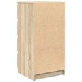 vidaXL Komoda so zásuvkami, dub sonoma 37,5x35x99 cm, kompozitné drevo