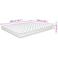 vidaXL Matrac Mäkký 200 x 160 x 17 cm Biela