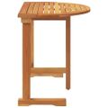 vidaXL Skladací balkónový stôl 90x60x72 cm akáciový masív