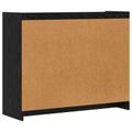 vidaXL Servírovacia skriňa Čierny dub 98,5 x 33 x 80 cm