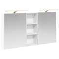 vidaXL Set kabinetov do kúpeľne 3 ks 130 x 14,5 x 70 cm