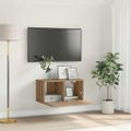 vidaXL Zostava TV skriniek 60 x 30 x 30 cm Hnedá Kompozitné drevo