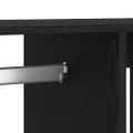 vidaXL Šatník čierny dub 80x40x110 cm, imitácia dreva