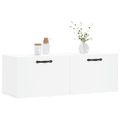 vidaXL Nástenná skrinka biela 100x36,5x35 cm kompozitné drevo