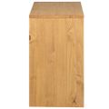 vidaXL Komoda SAUDA dub 80x43x75,5 cm borovicový masív
