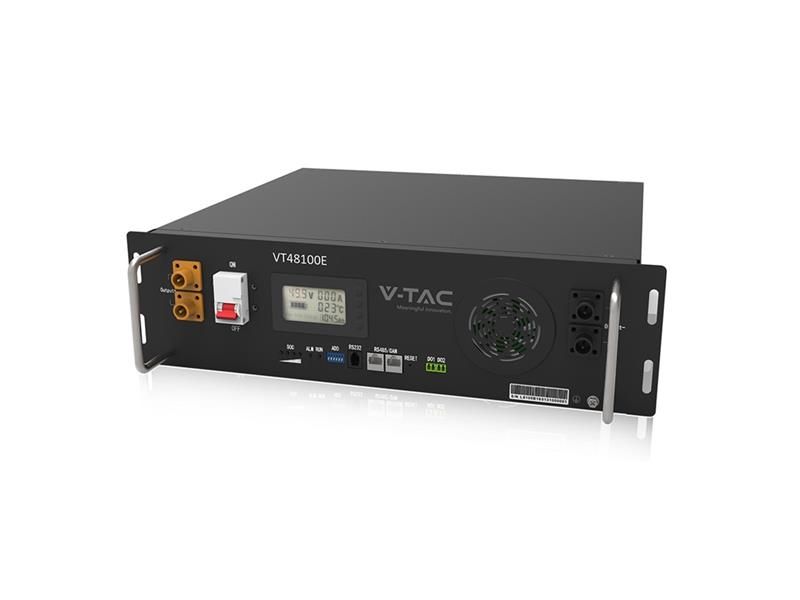 Batériový modul pre rack 51,2V 100A 5,12KWH VT-48100E-P2 V-TAC
